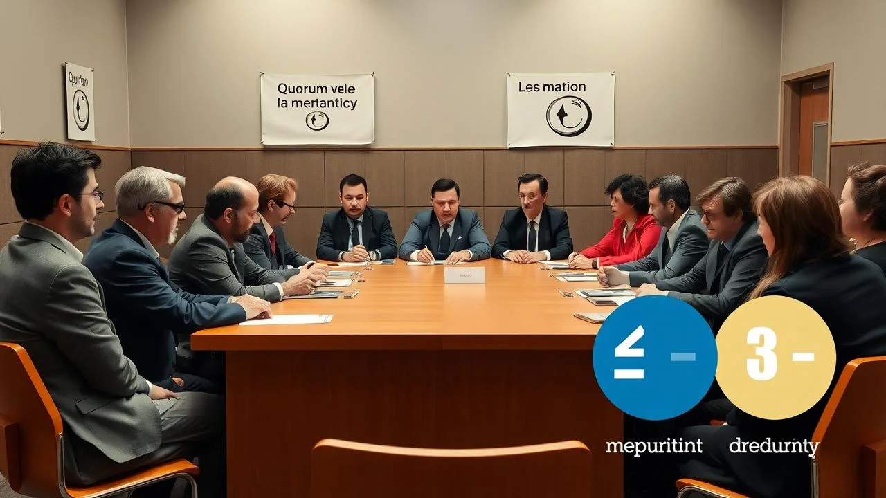 Assemblée générale quorum : comprendre ses règles, calcul et conséquences